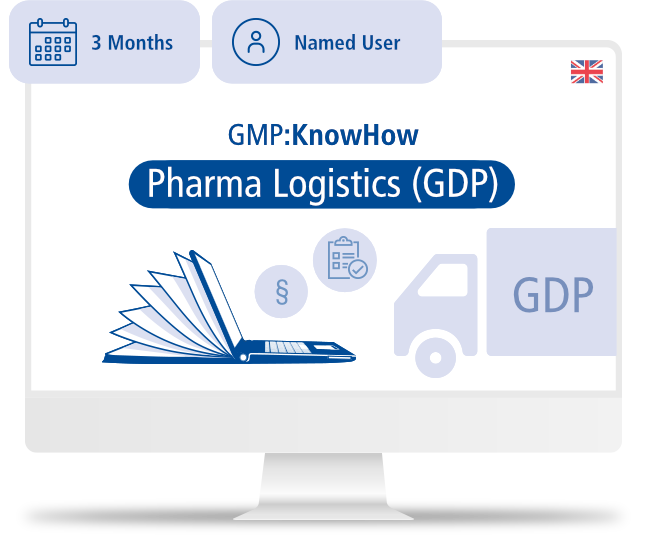 GMP:KnowHow Pharma Logistics (GDP) | Named User License | 3M